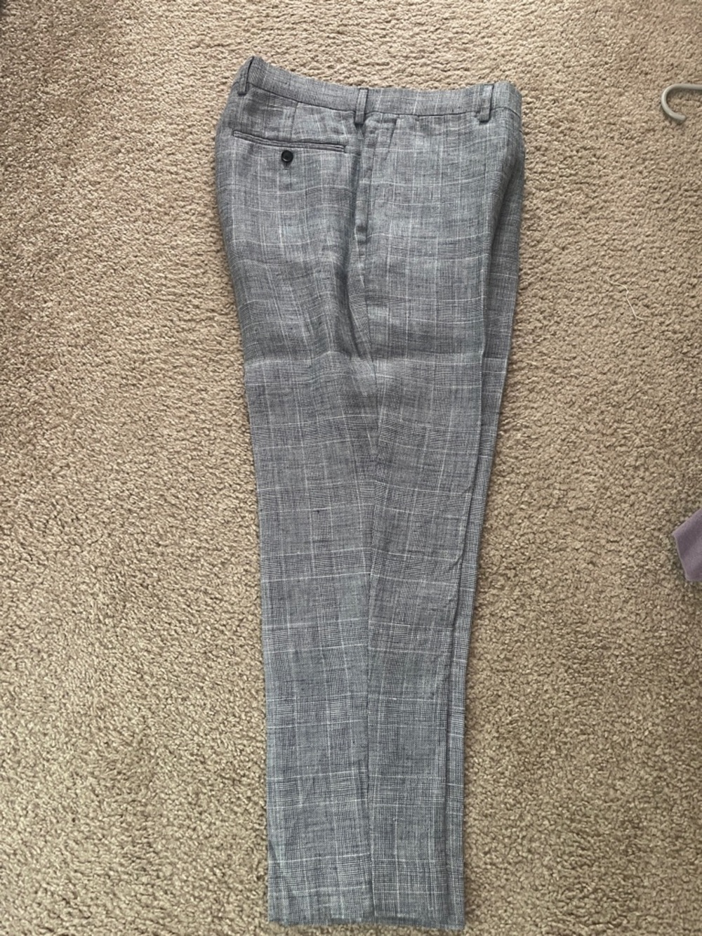 Banana Republic Gray Plaid Dress Pants